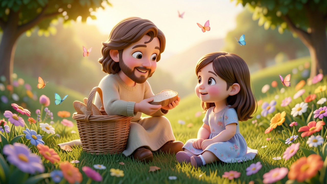 Histórias de Jesus para Crianças: A Cesta de Pão