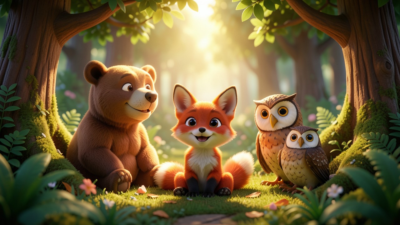 Geschichten zur Freundschaft: Der Fuchs und das verlorene Lachen