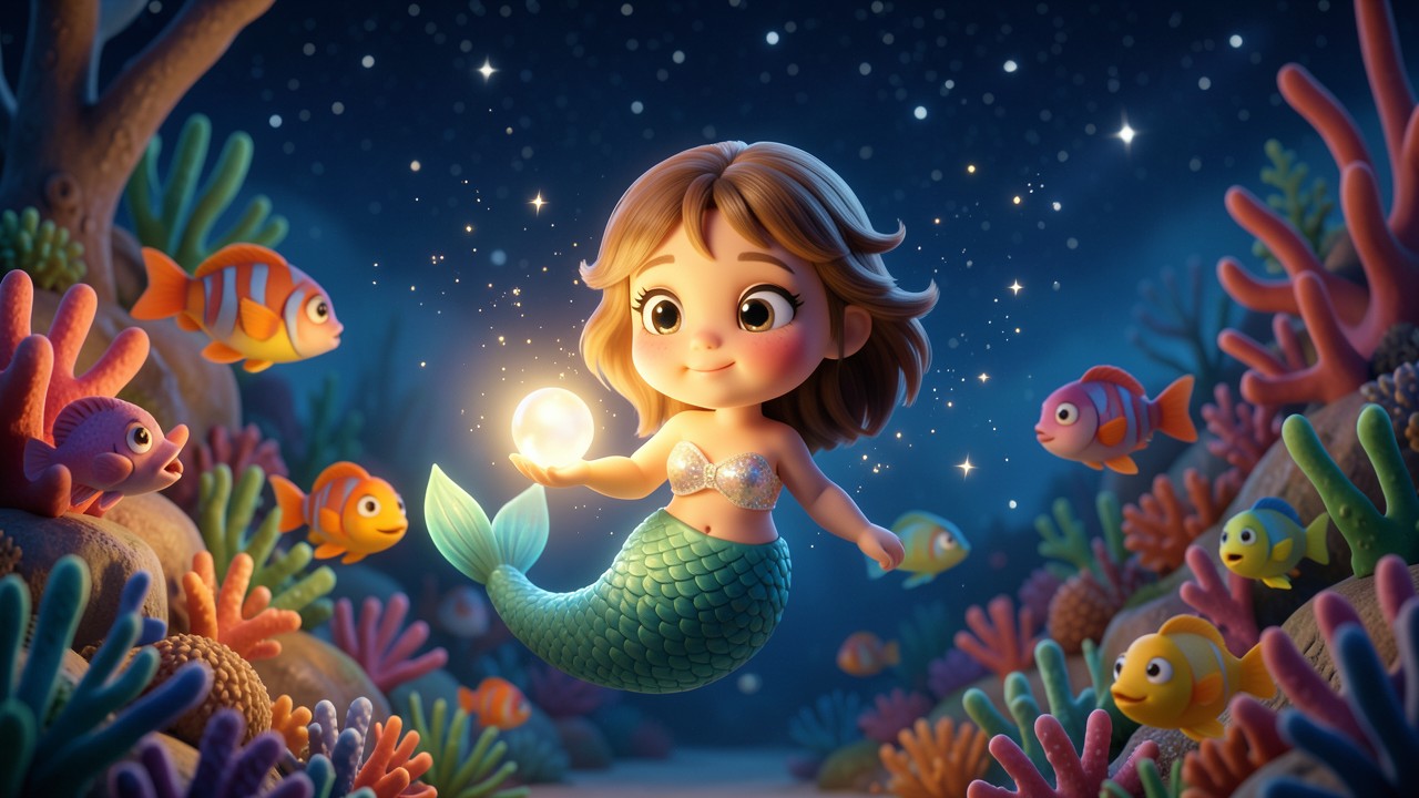 Histoires bébé : La Petite Sirène et le Chant des Étoiles