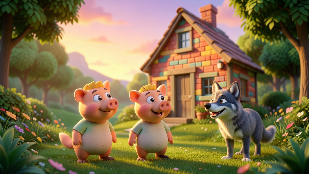 The Three Little Pigs Fairy Tale: A Warm and Whimsical Tale