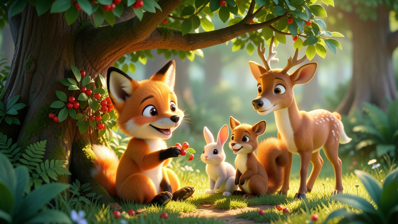 Stories With Morals: The Little Fox Who Learned to Share