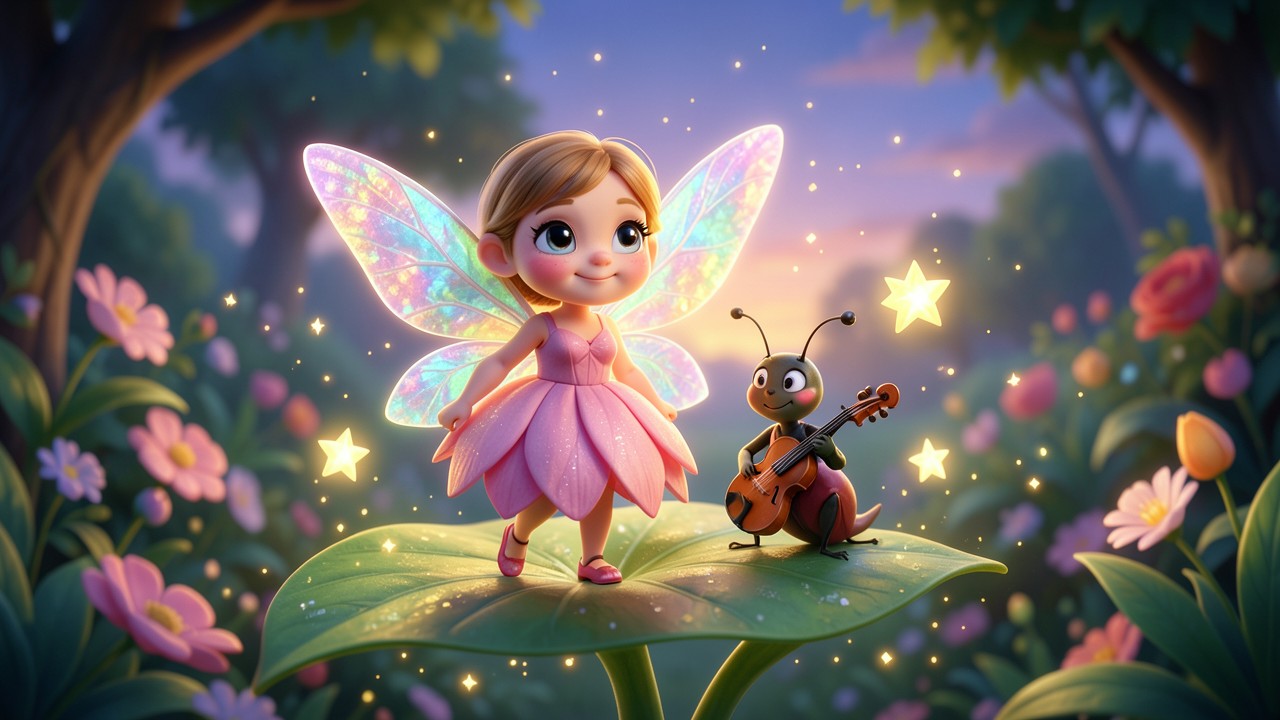História de Fadas Infantil Curtas: Amora e o Brilho das Estrelas Perdidas