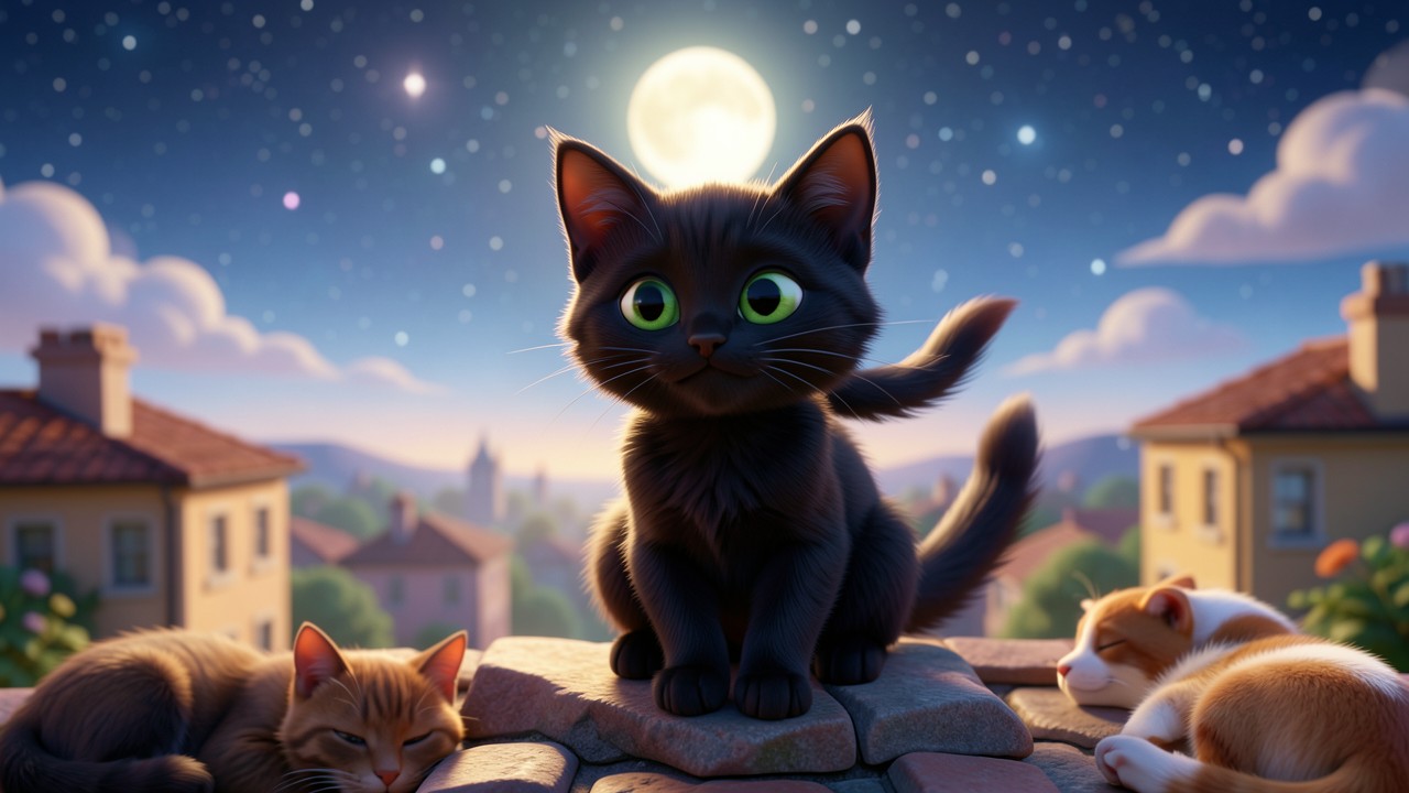Histoire pour les bébés : La lune qui chantait aux étoiles
