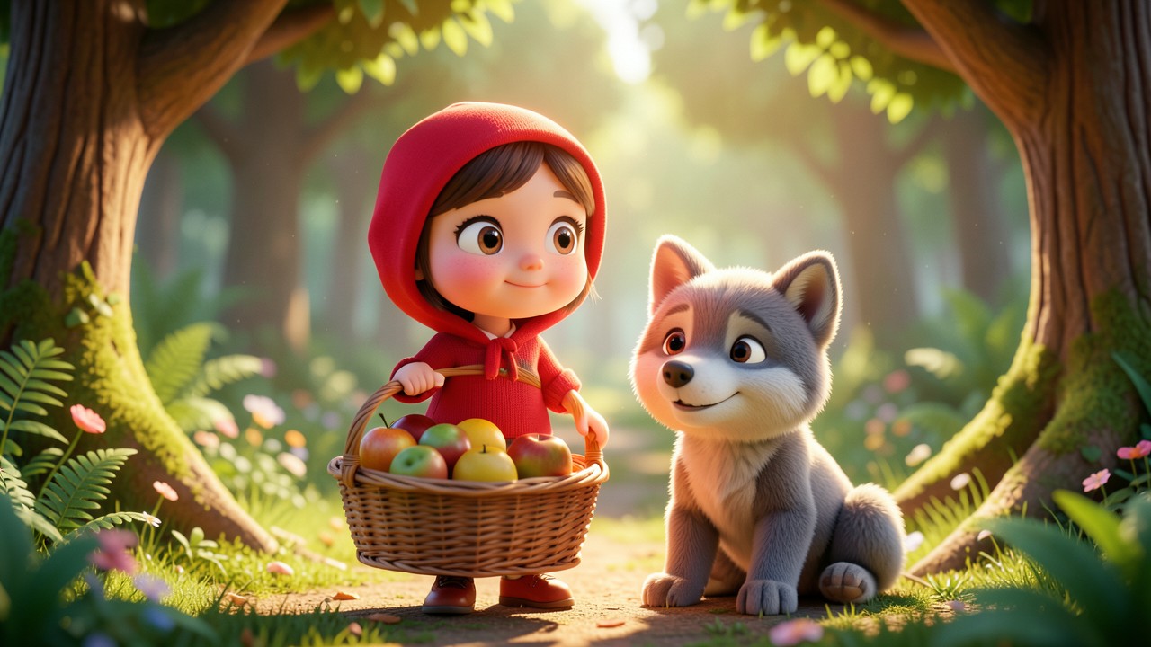 Cuento de Caperucita Roja con Imágenes: Una Aventura en el Bosque
