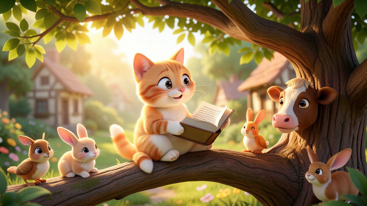 Historias Infantis Engraçadas: O Gato que Fazia Poesia