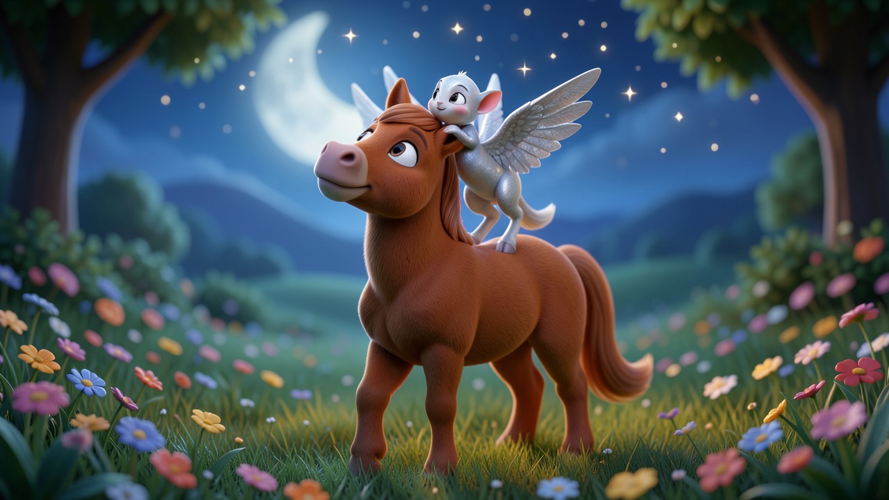 A Short Story About a Horse and the Starry Night