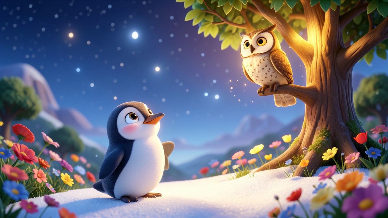 História Infantil do Pinguim Perdido