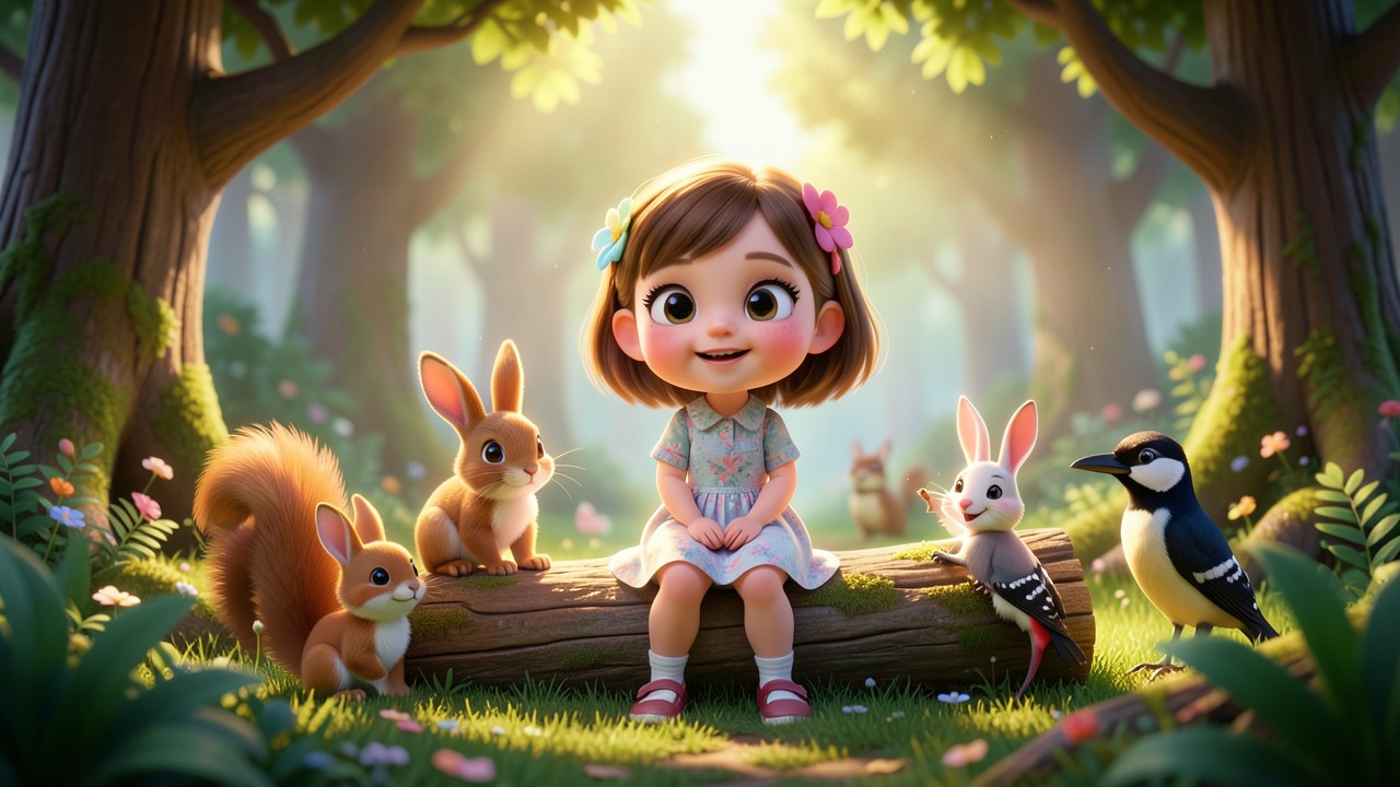 Contos para Crianças: A Menina que Conversava com os Animais