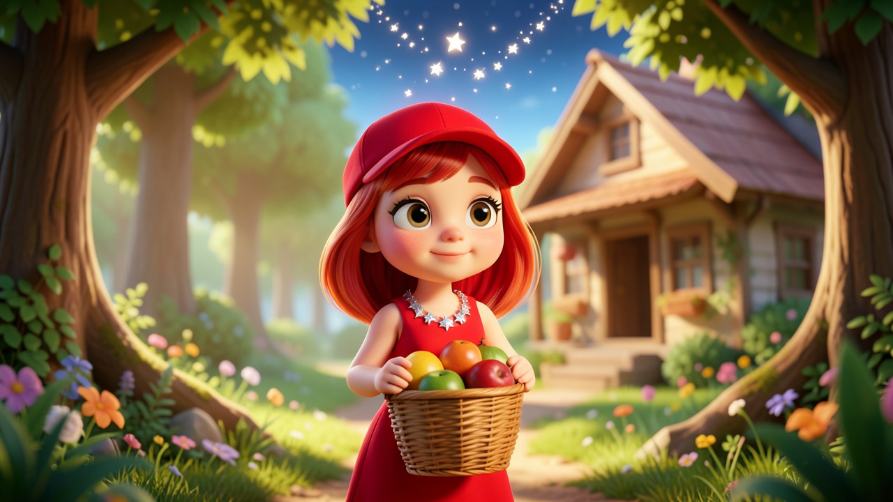 Historinha Chapeuzinho Vermelho e o Segredo do Céu