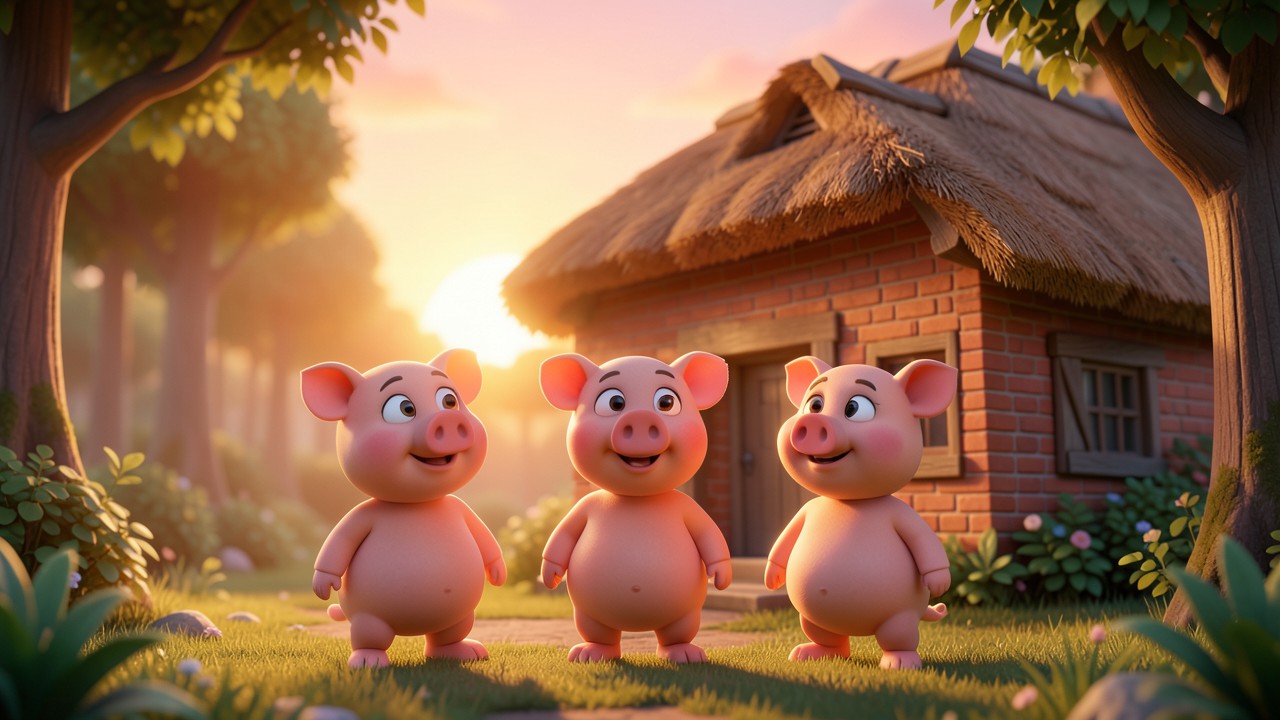 Three Little Pigs Full Story: A Tale of Bricks and Brothers