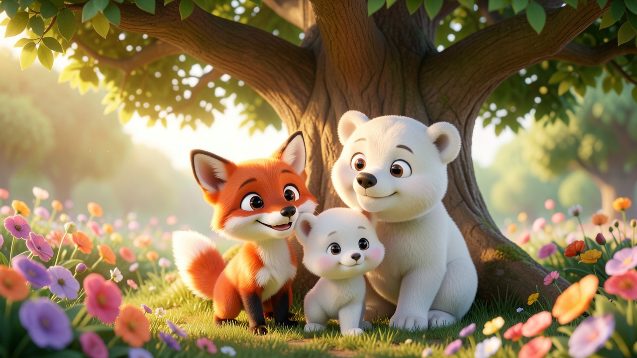 Beispiel für eine Fabel: Der kleine Fuchs und das verlorene Lachen