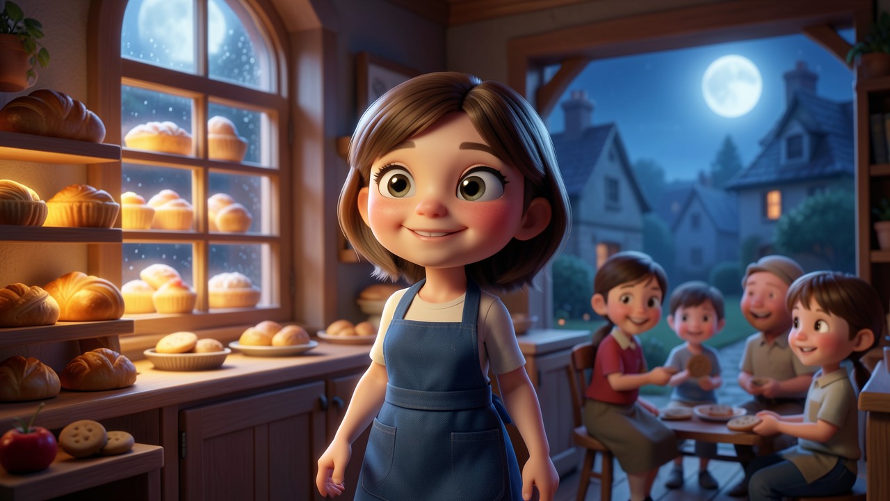 Kids Stories: The Moonlight Baker