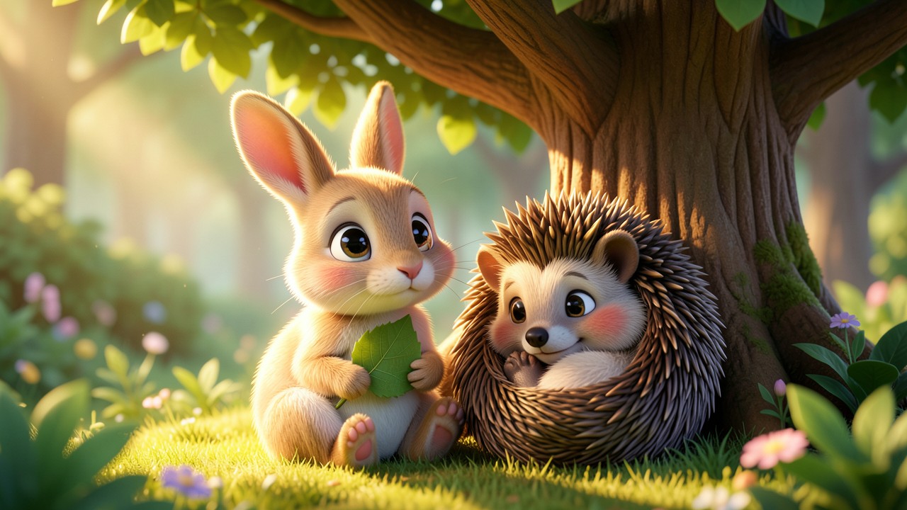 Hase und der Igel Fabel: Ein sonniger Tag im Wald