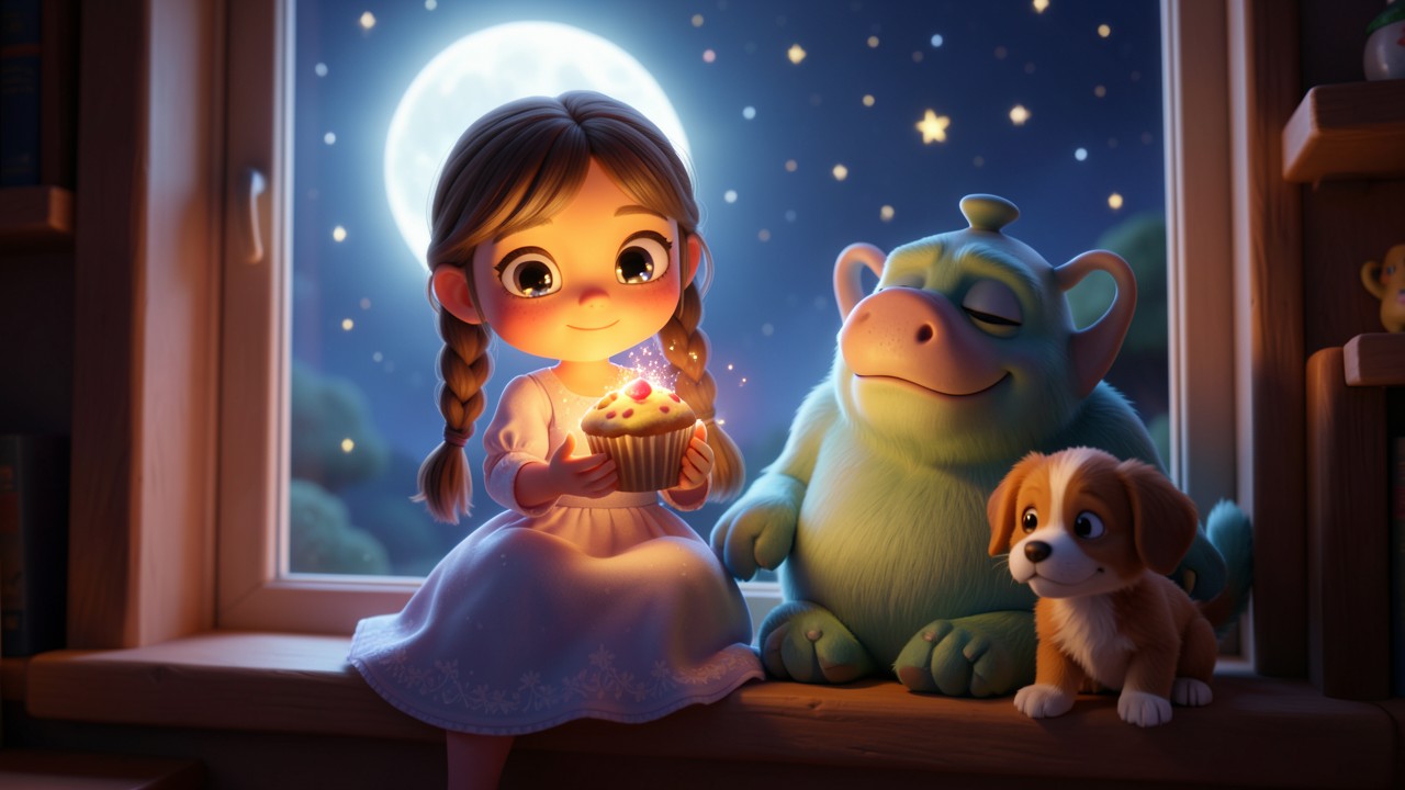 Bedtime Stories for 8 Year Olds: The Moonlight Muffin