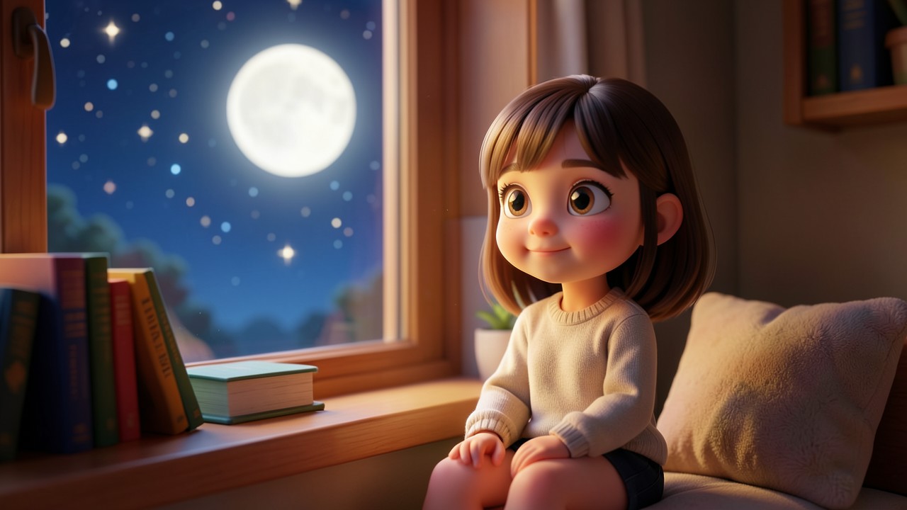 Histoire d'enfant pour dormir : La Chanson de la Lune et des Étoiles
