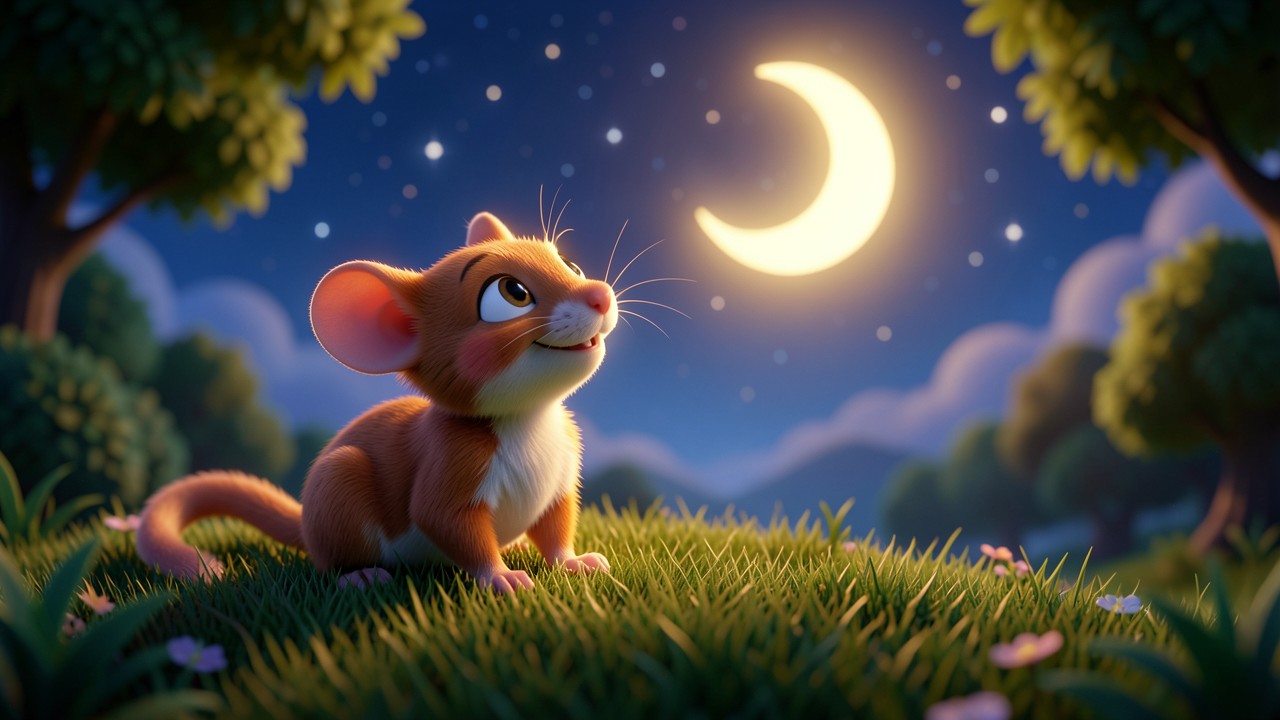 Histoire du soir 2 ans : La Petite Lune qui pleurait