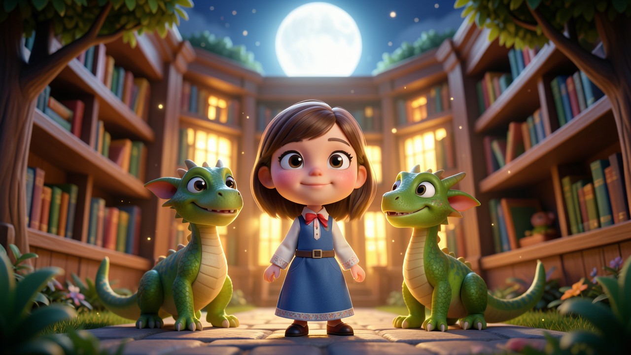 Story Dragons and the Moonlit Library
