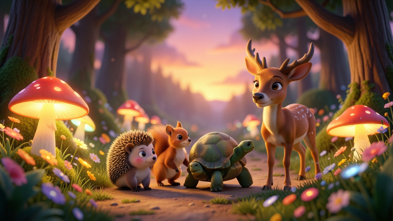 A Story About Animal Friends in the Forest