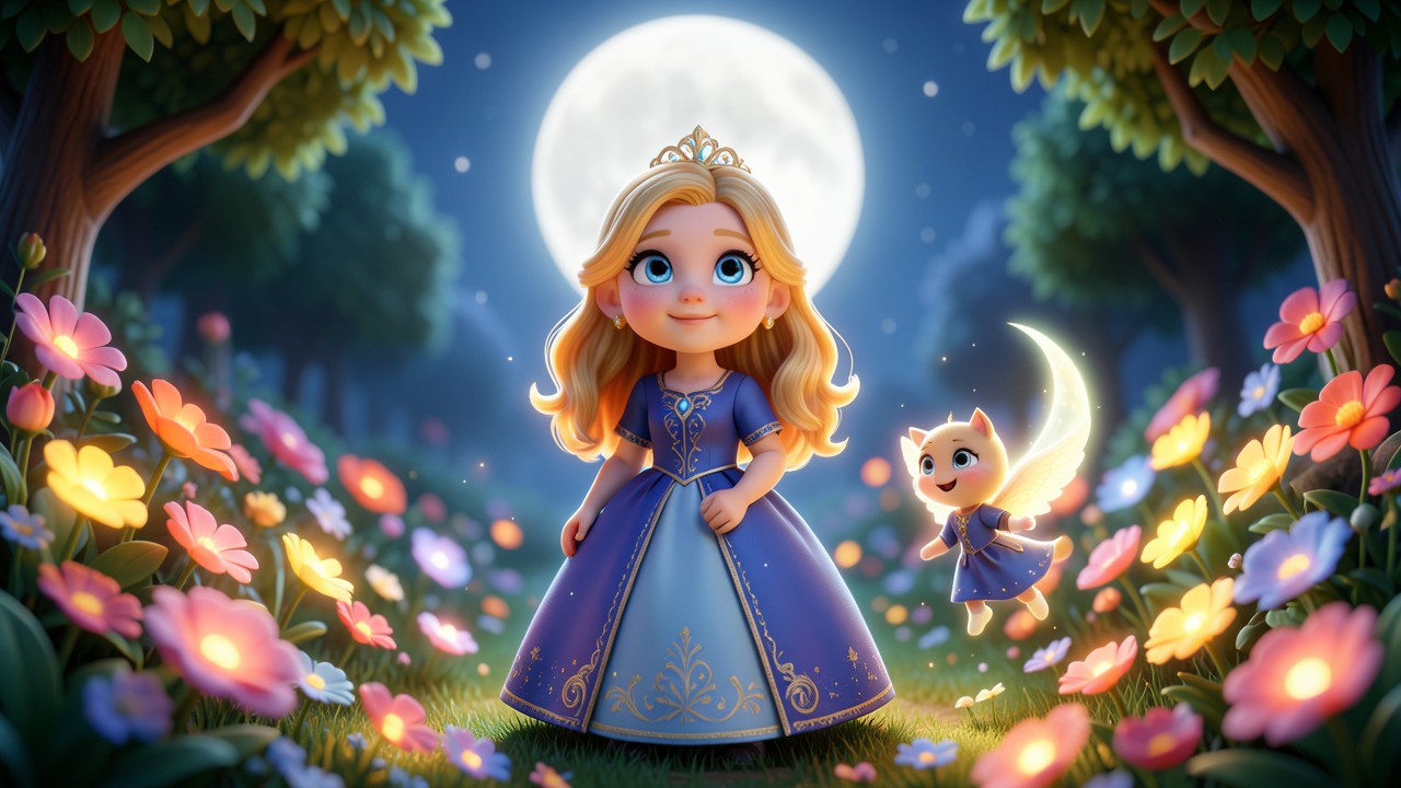 A Story About a Princess and the Moonlit Garden