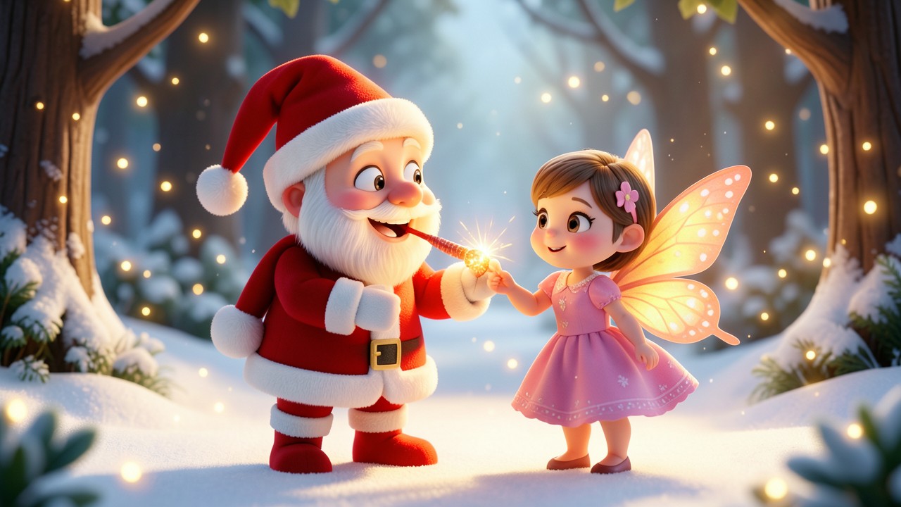 Storia di Babbo Natale per bambini: La caramella magica