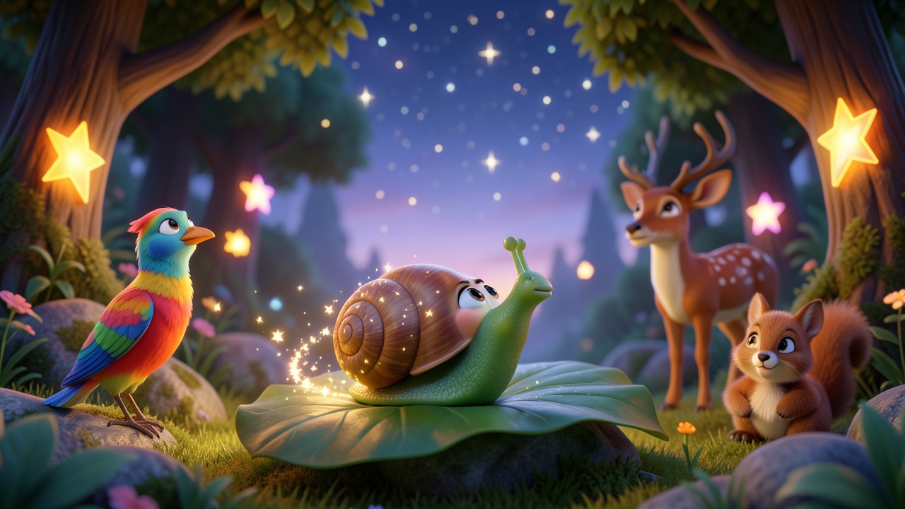 Cuentos de la calle Broca para leer: El caracol que dibujaba estrellas