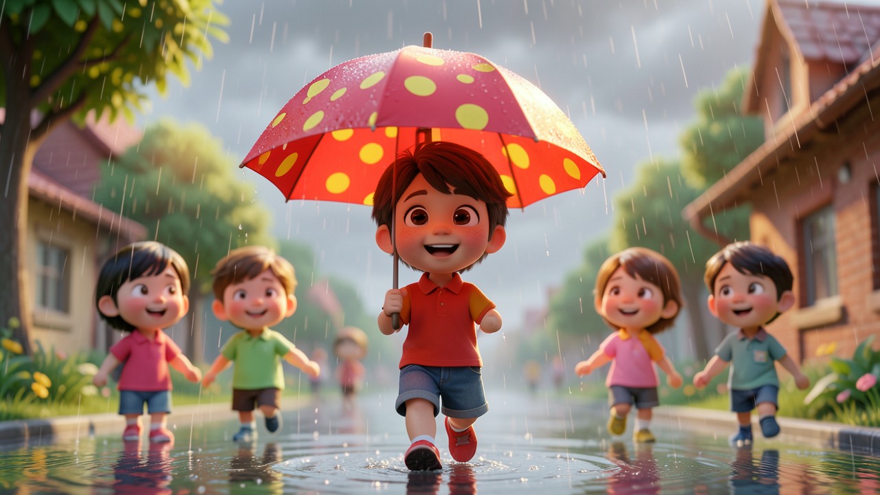 O Guarda-Chuva Colorido