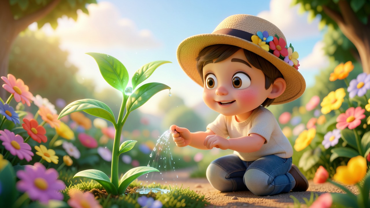 Favole per bambini da stampare: La pianta che cantava