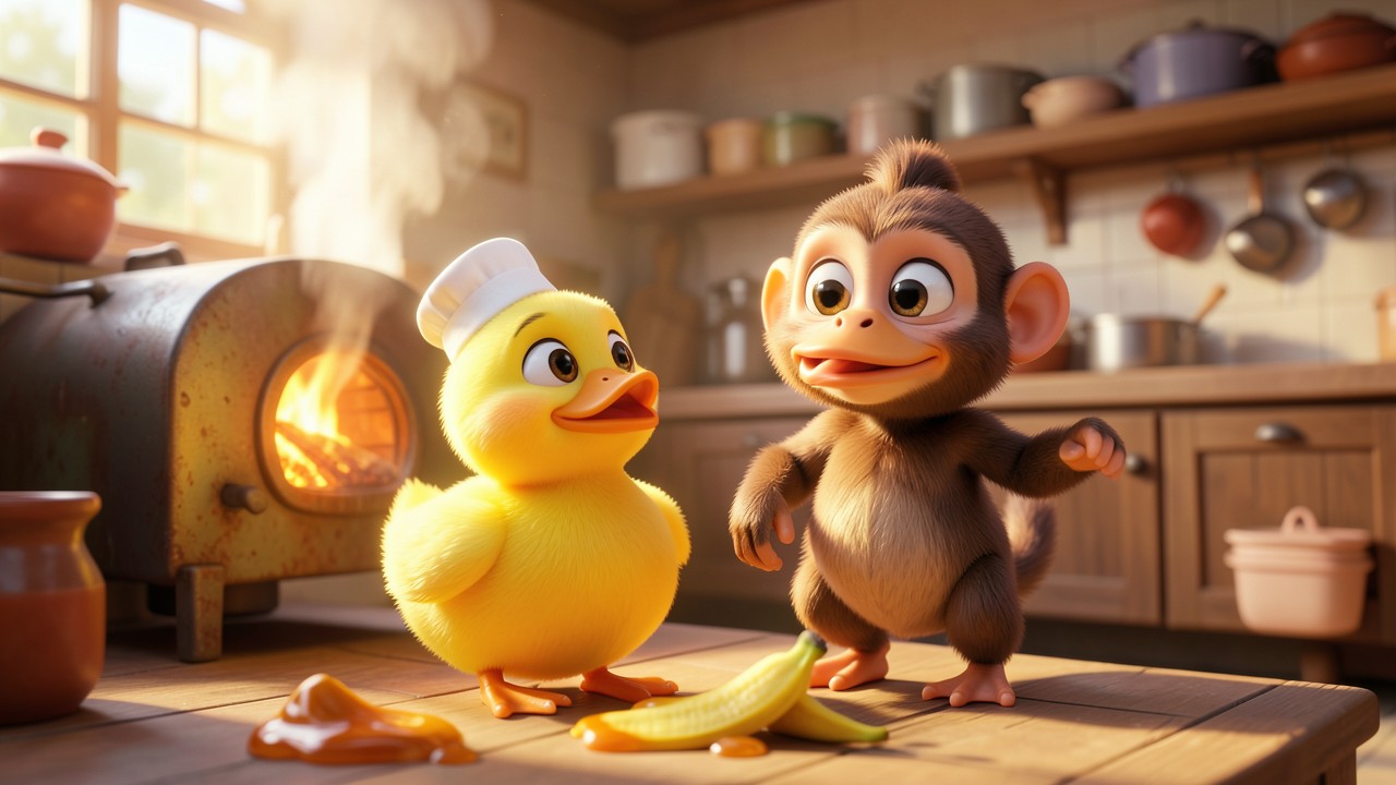 Children's Humorous Short Stories: The Great Banana Peel Heist