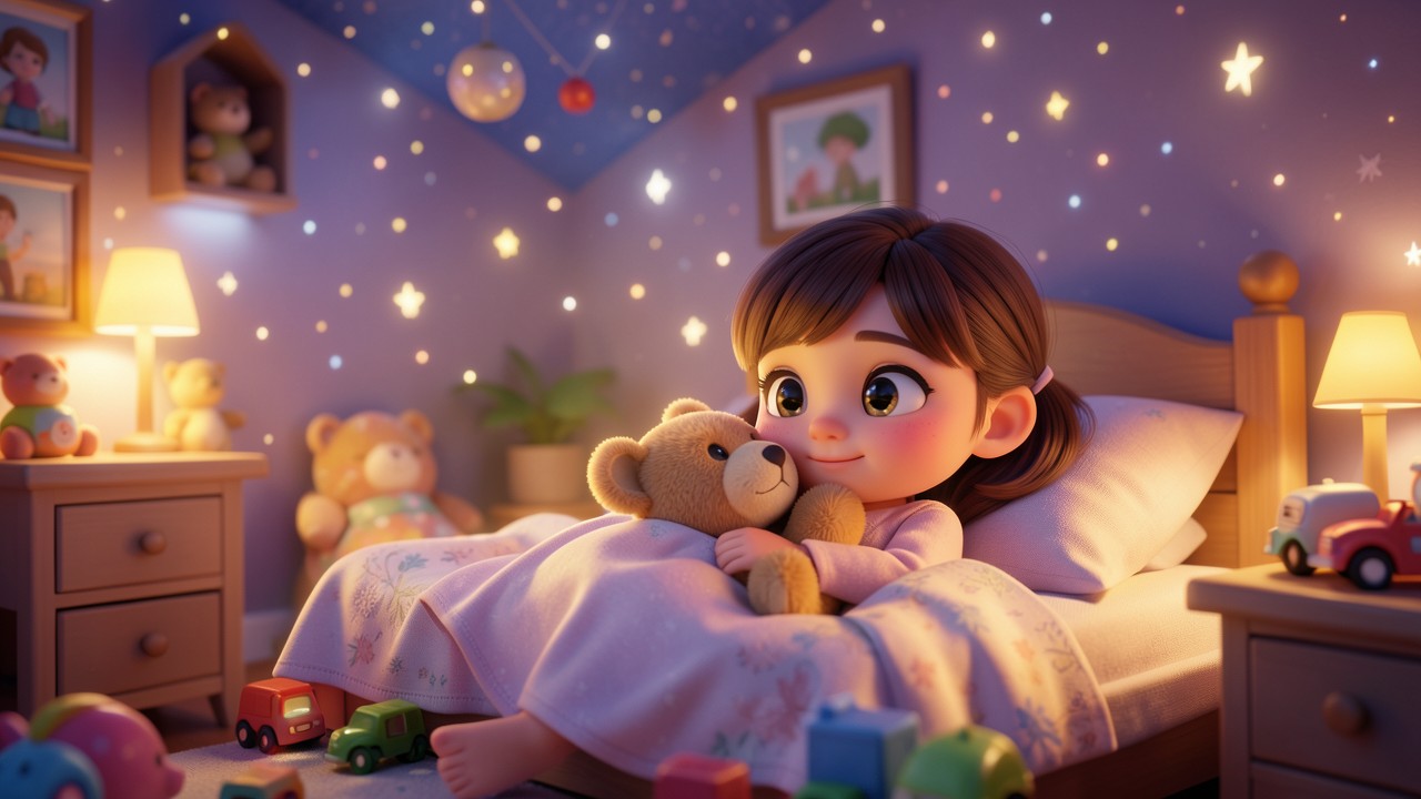 História Infantil Curta para Dormir: A Menina e o Ursinho de Pelúcia