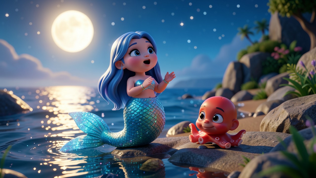 Cuento de sirena corto: La sirena de la luna