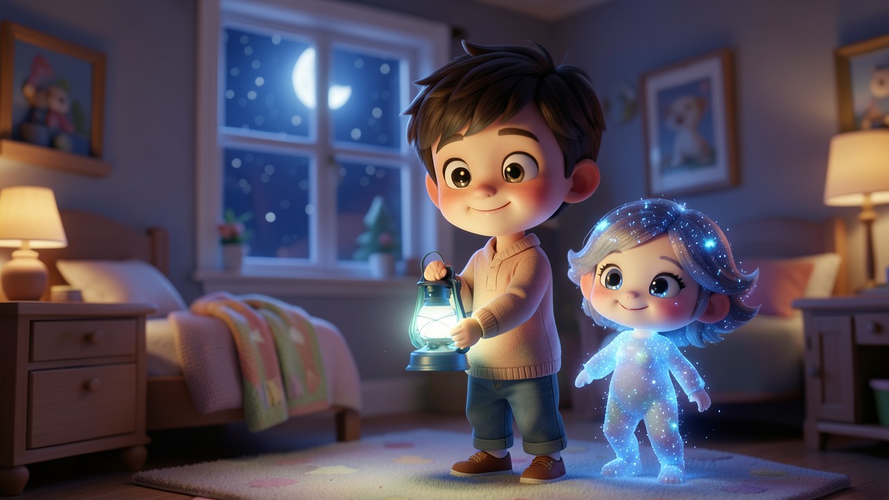 Gute Nacht Geschichte zum Vorlesen kostenlos: Das Geheimnis der Sternenlampe