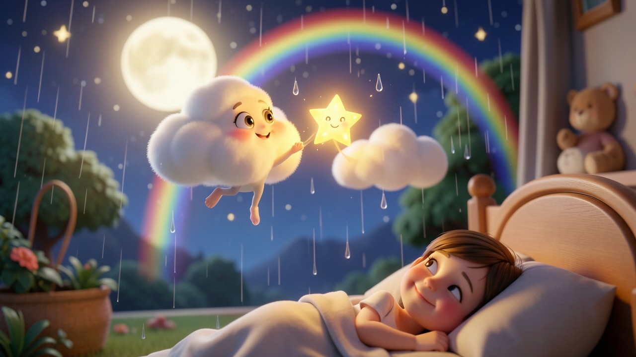 Histoire pour dormir 3 ans : La Petite Étoile et le Nuage Douillet