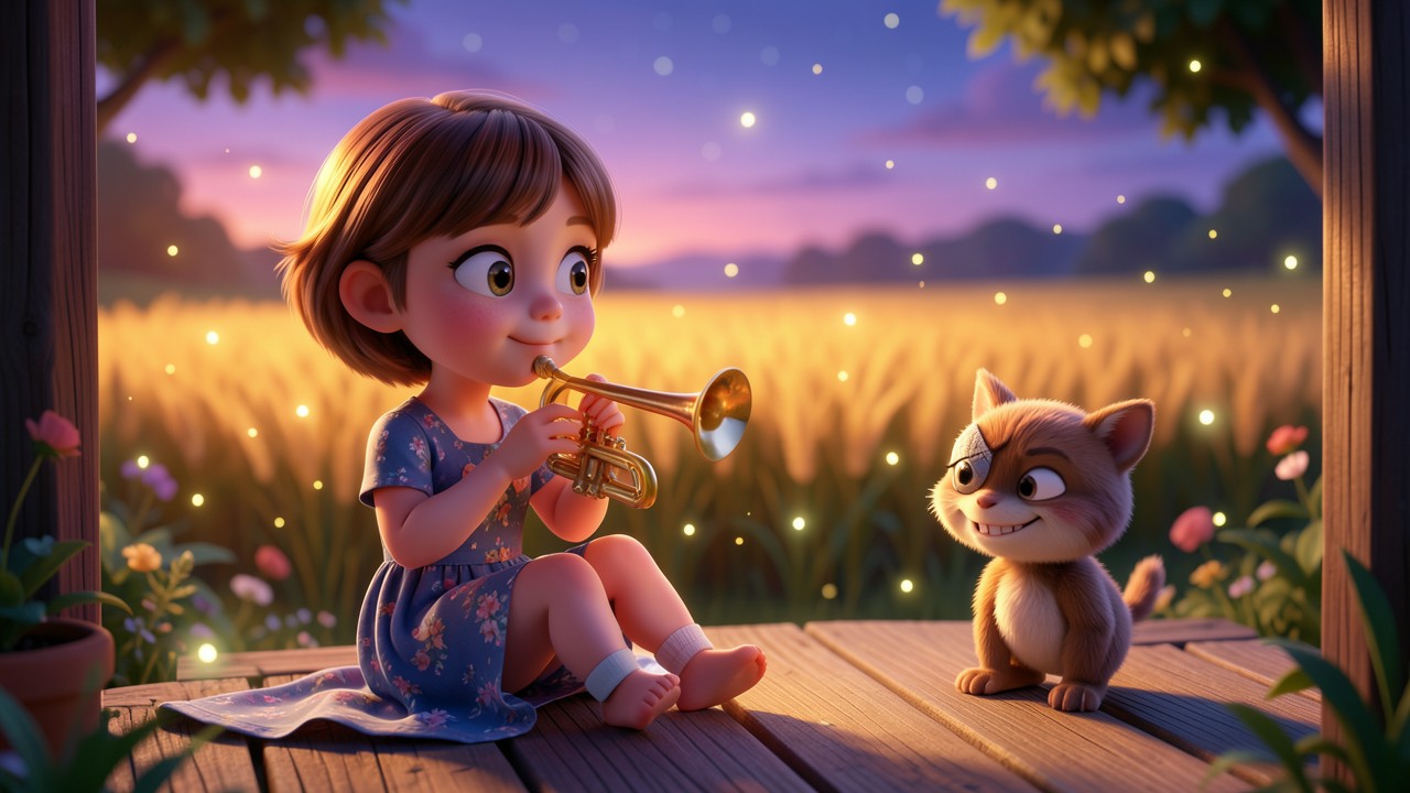 Fairy Tale Rumpelstiltskin and the Magic Cornet