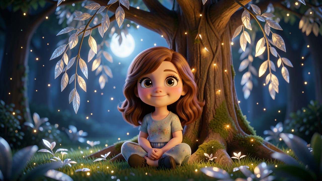 Fairy Tale Story Pictures: The Moonlit Willow Tree