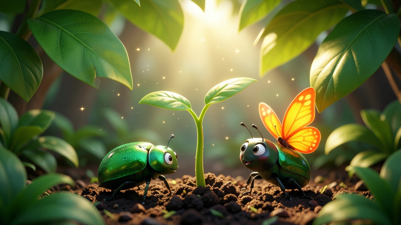 Histórias curtas sobre a natureza: O Despertar da Sementinha Tico