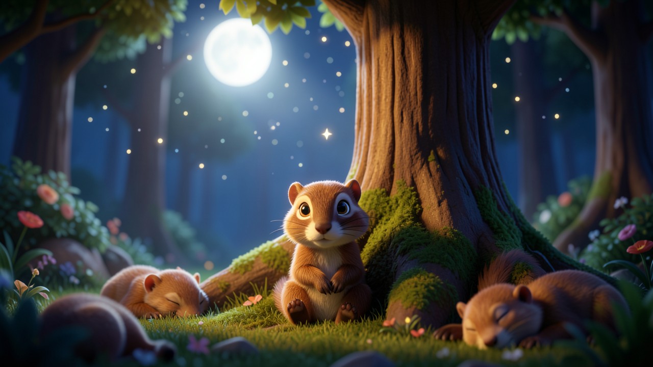 Histoire courte à lire 5 ans : La Petite Marmotte et le Chant des Étoiles