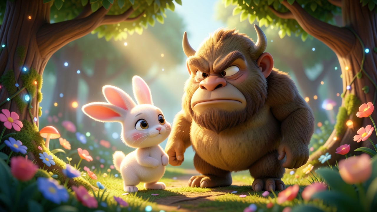 Un cuento corto sobre la paz en el bosque mágico