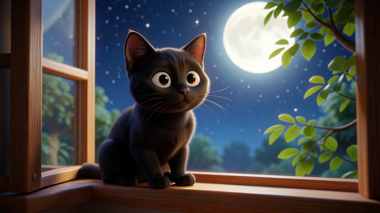 Histoire du soir bébé : La Lune qui dormait