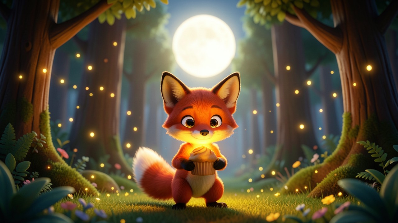Short Children's Bedtime Stories: The Moonlight Muffin