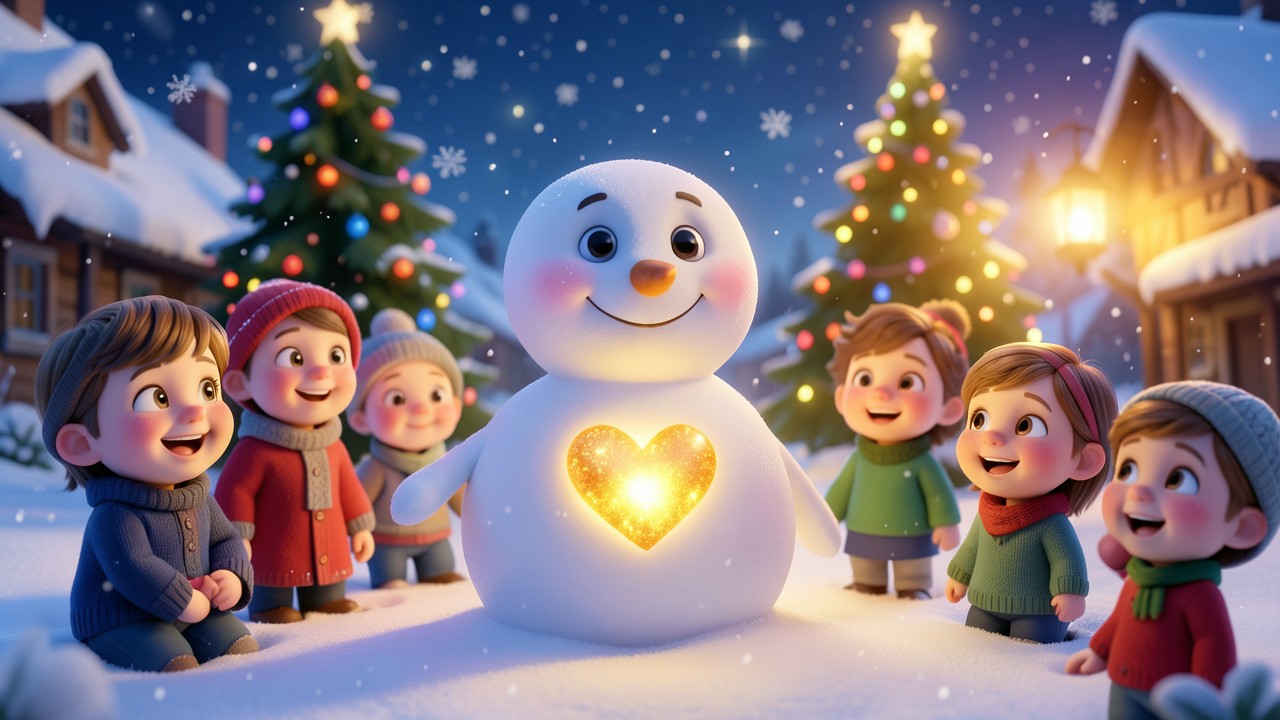 Geschichten zur Weihnachtszeit: Der Schneemann mit dem goldenen Herzen