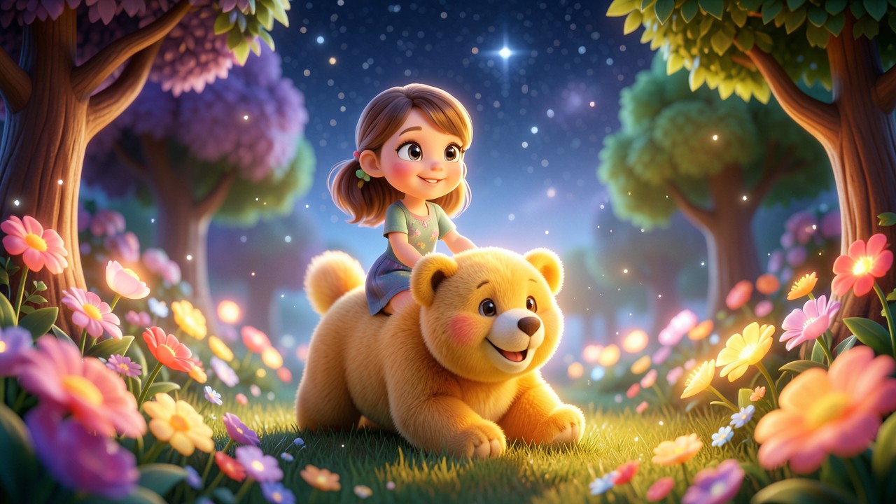 Historinhas infantis para dormir: A Menina e o Ursinho de Ouro