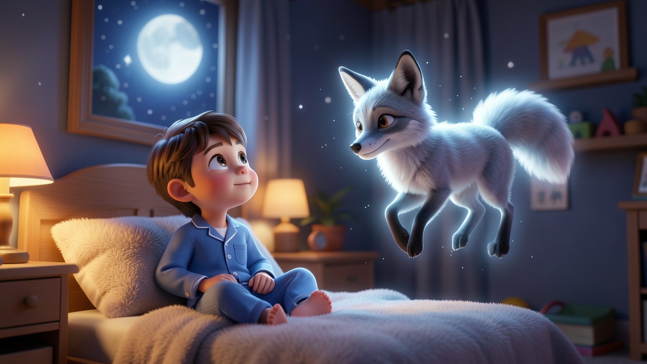 Einschlafen Geschichte vom fliegenden Wolkenfuchs