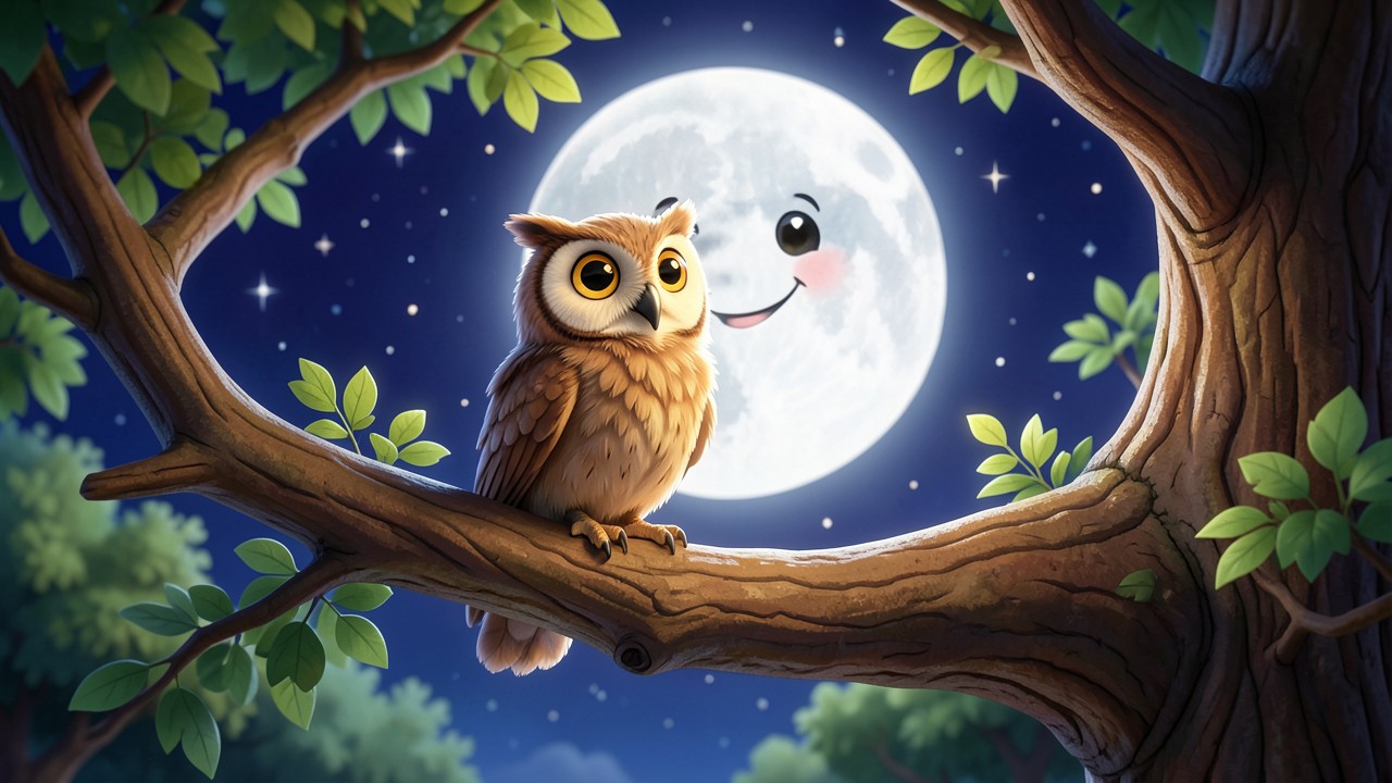 Storia da leggere: La luna e il piccolo gufo