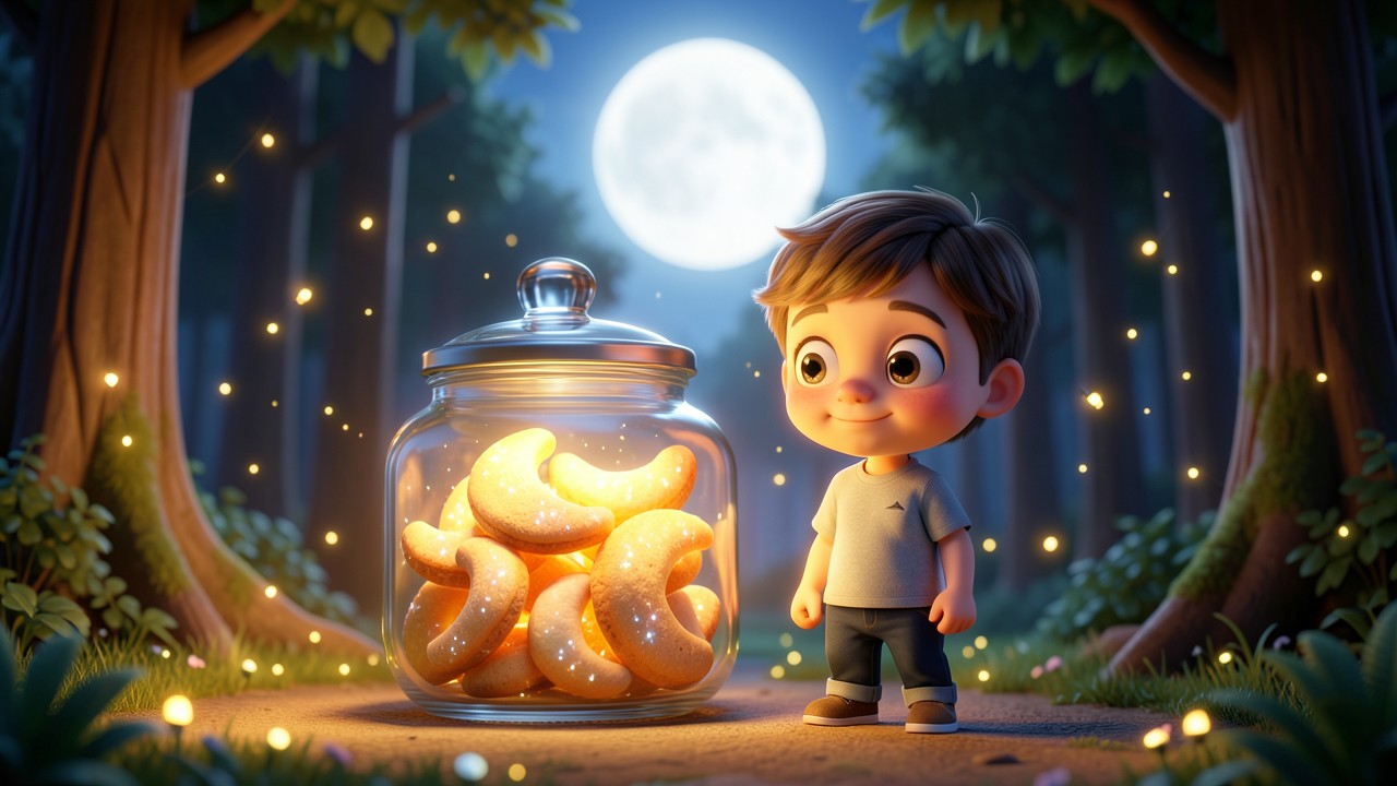 Fairy Tale Tom Thumb and the Moonlight Cookie Jar