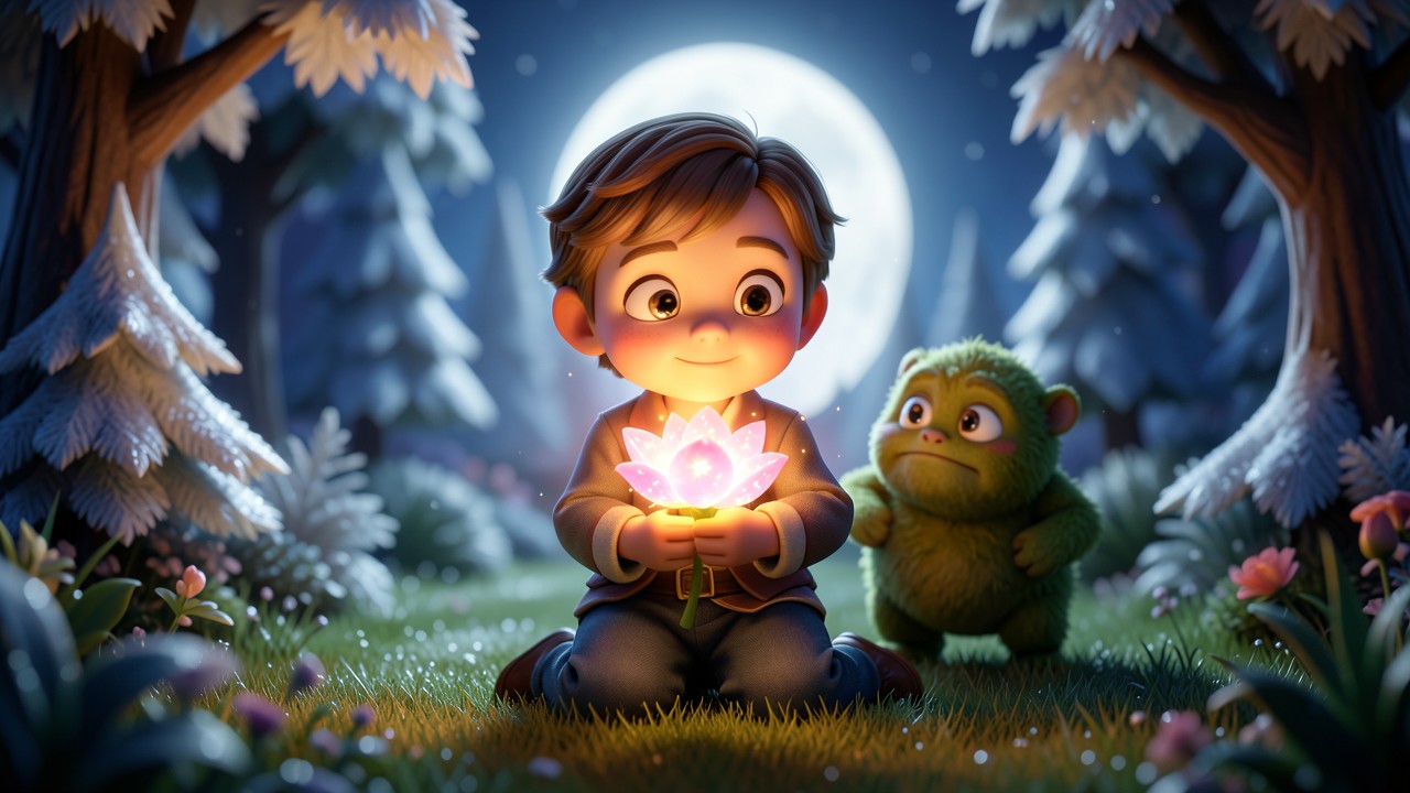 A Princes Story: The Flower That Grew in the Moonlight
