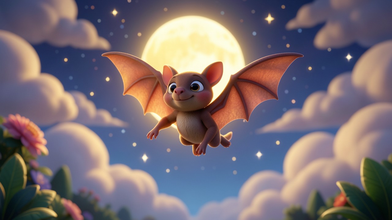 Le più belle favole per bambini: La luna e il piccolo pipistrello