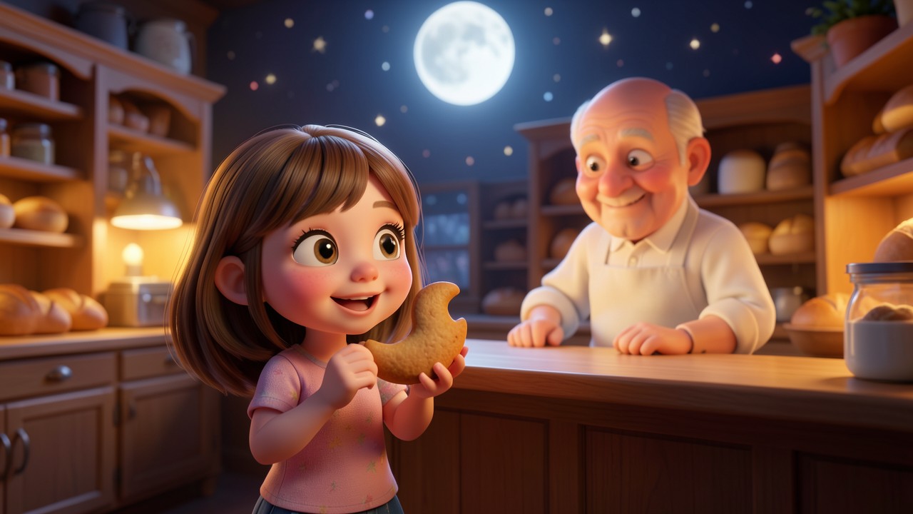 Stories for 6 Year Olds: The Moonlight Baker