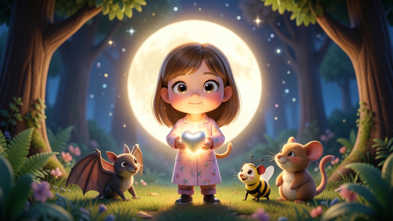 Storie da leggere della buonanotte: La luna e il cuore di Lina