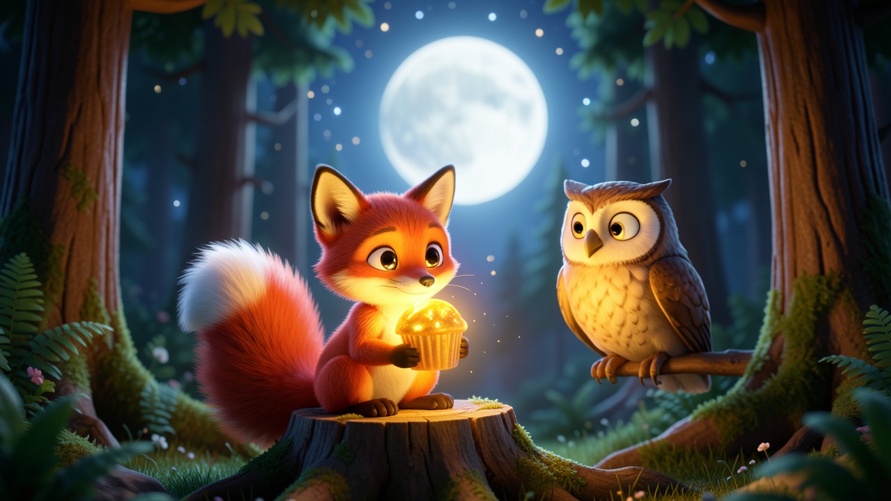 Children's Bedtime Stories Free: The Moonlit Muffin Mystery