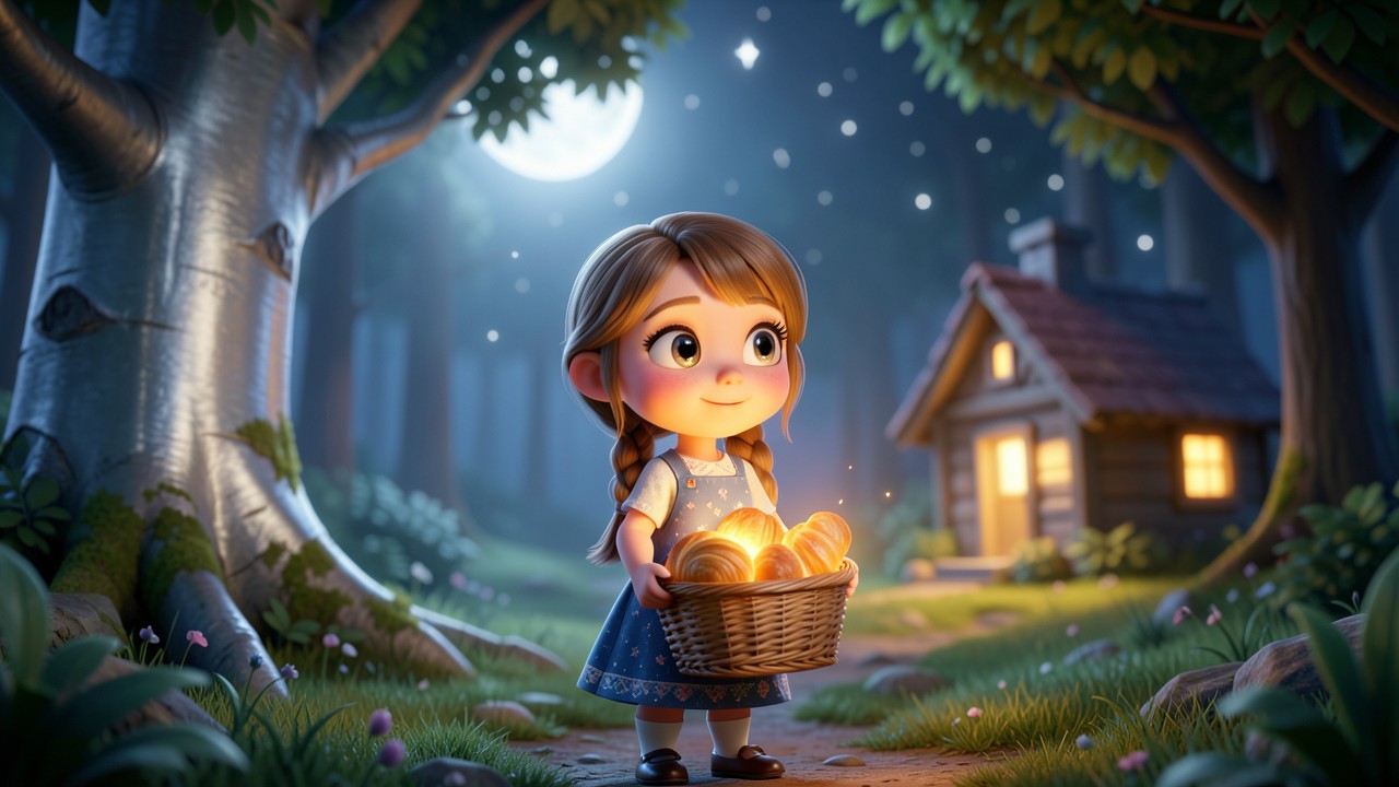 Fairy Tale Stories with Pictures: The Moonlight Baker